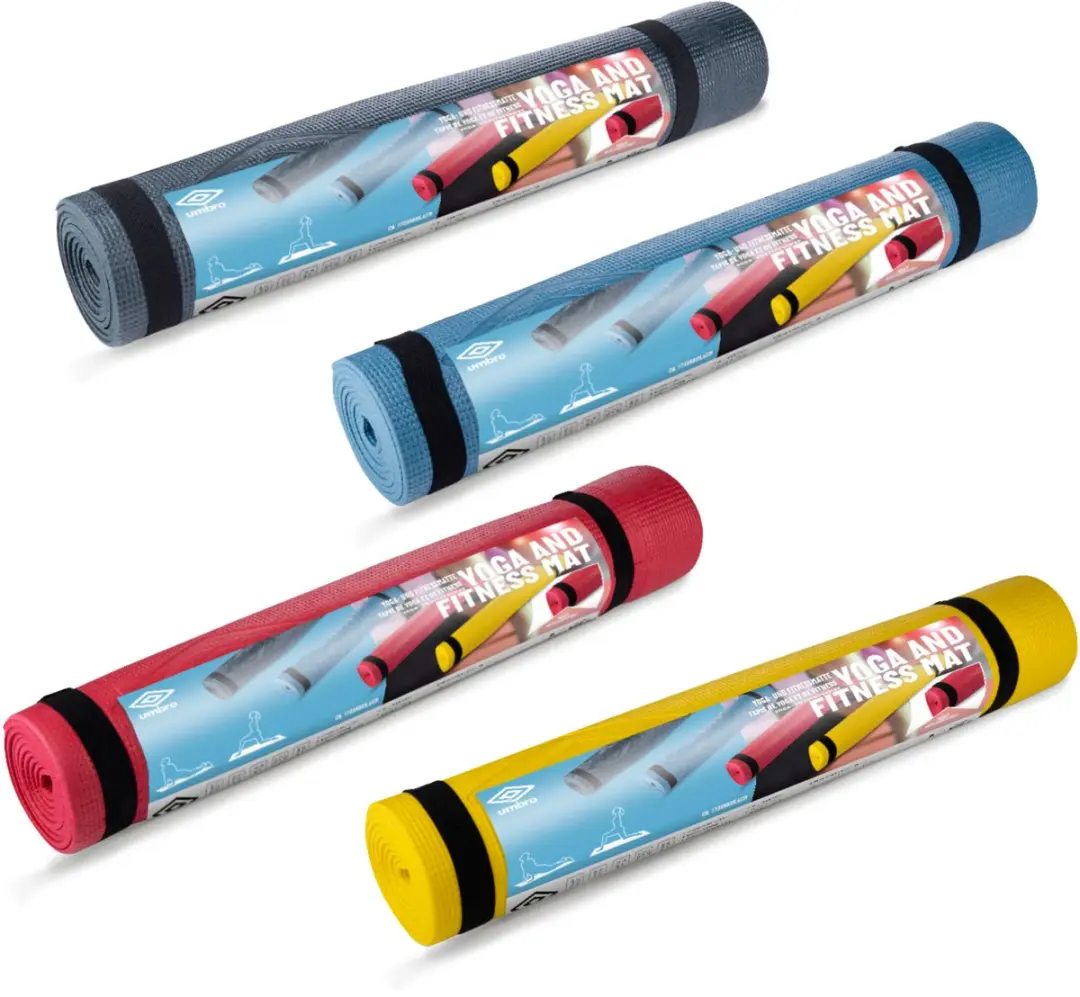 Umbro Yoga Mat 173x61cm - Antislip - Lichtgewicht - 1 van 4 kleuren