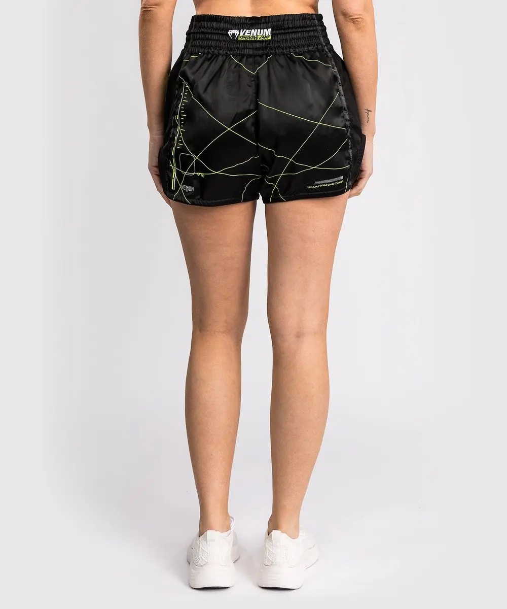 Venum Training Camp 4.0 Dames Muay Thai Short - L - Zwart Neon Groen
