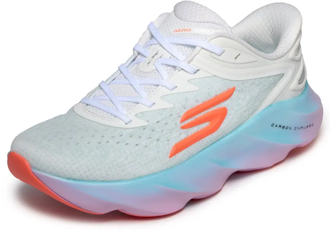 Skechers SKX AERO BURST - SI Dames Sportschoenen - Wit/Multi