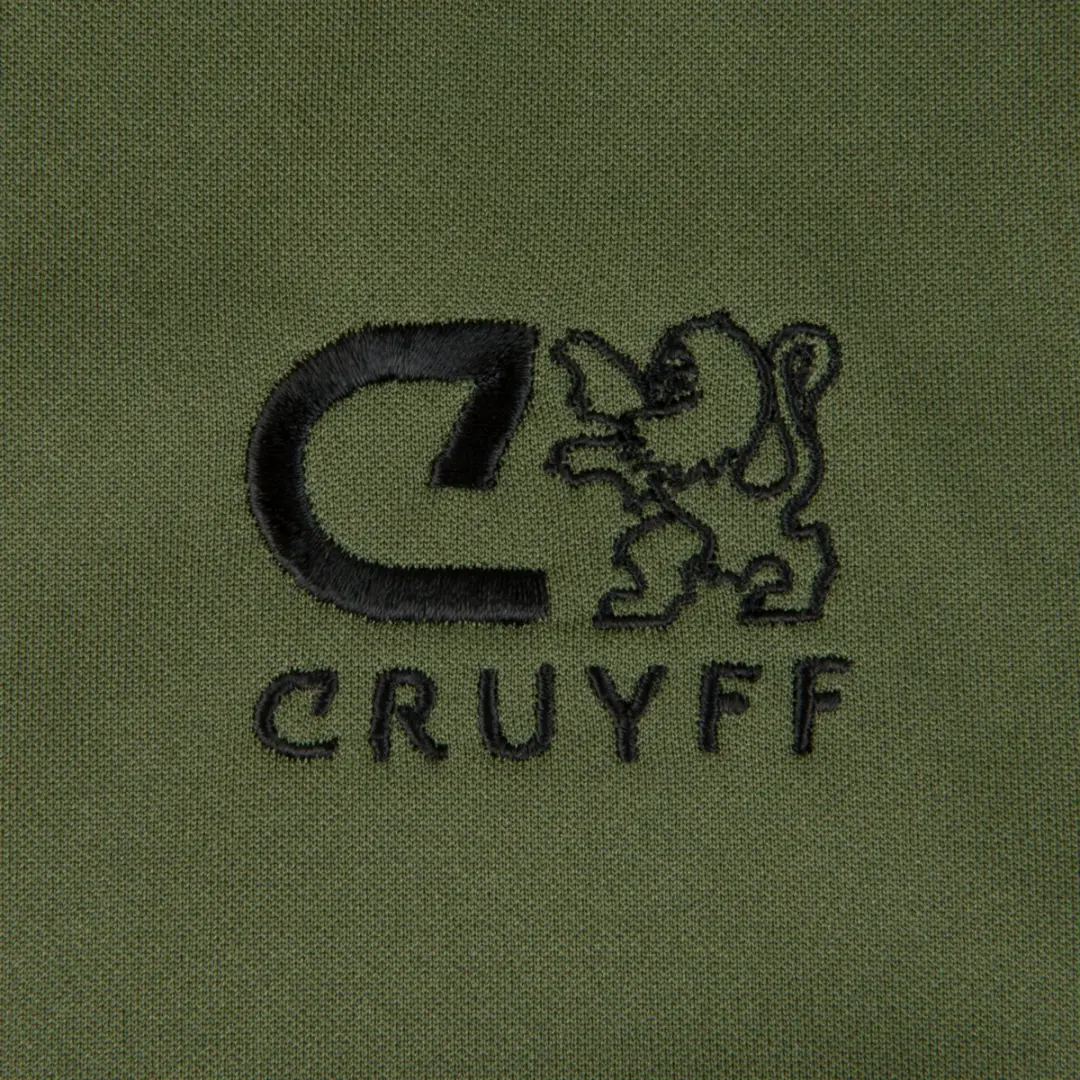 Cruyff Turn Tech Trainingsbroek Heren L - Olijfgroen/Zwart