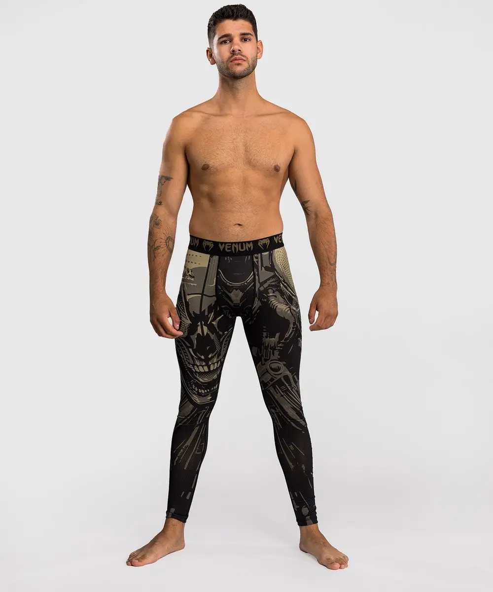 Venum Invader Spats Sportlegging L - Zwart Zand