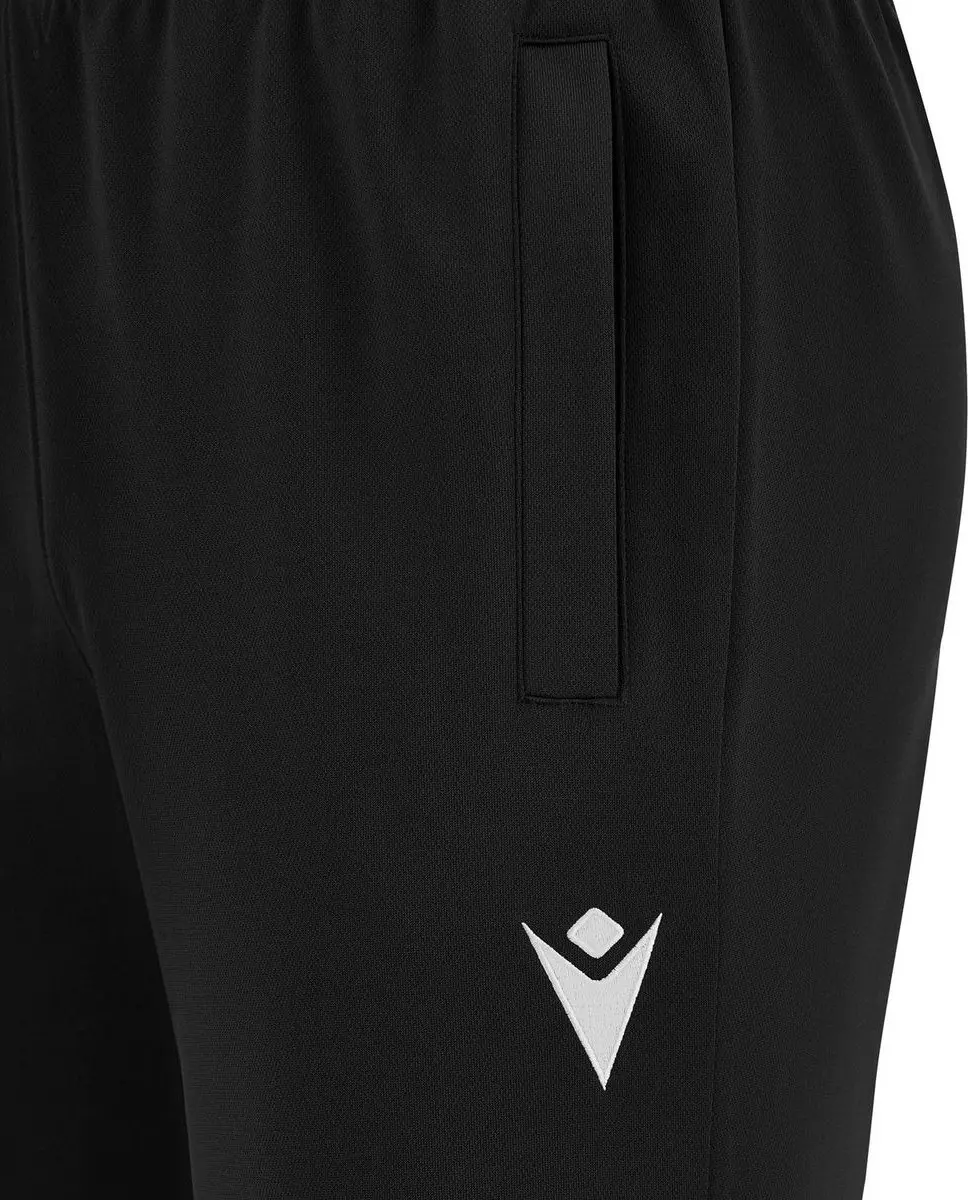Macron Minerva Polyester Trainingsbroek - Maat L - Zwart