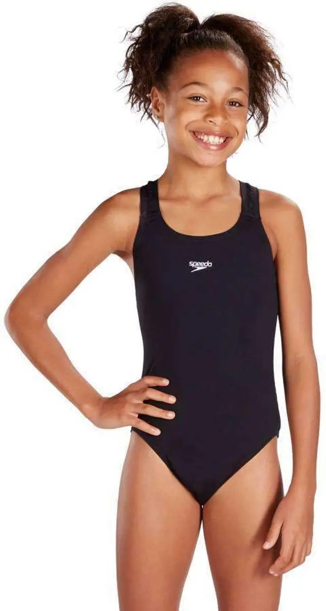 Speedo Endurance Girls Medalist Badpak 116 - Zwart