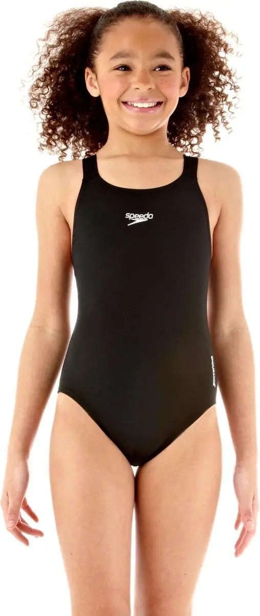 Speedo Endurance Girls Medalist Badpak 116 - Zwart