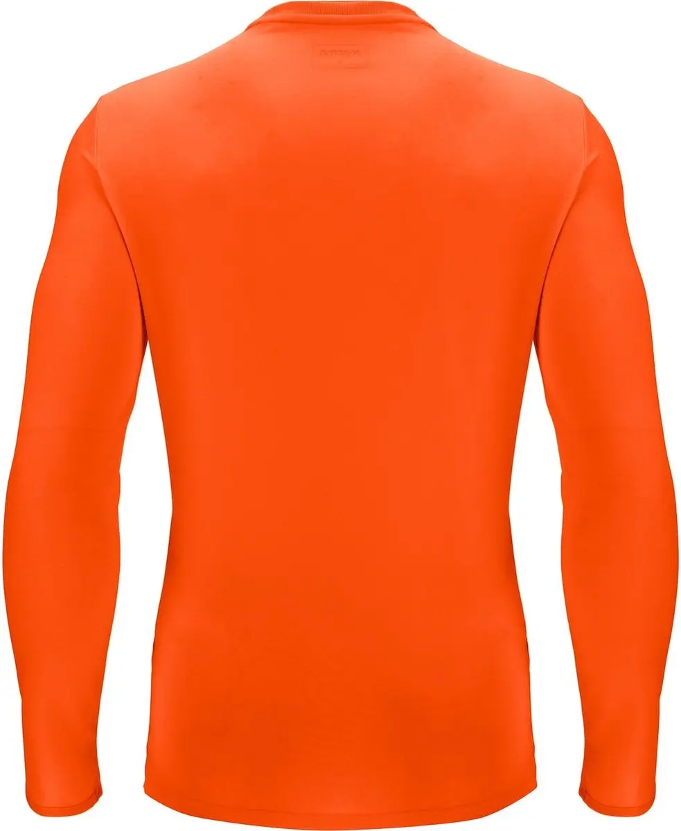 Macron Rigel Hero Voetbalshirt Lange Mouw - 128 - Oranje