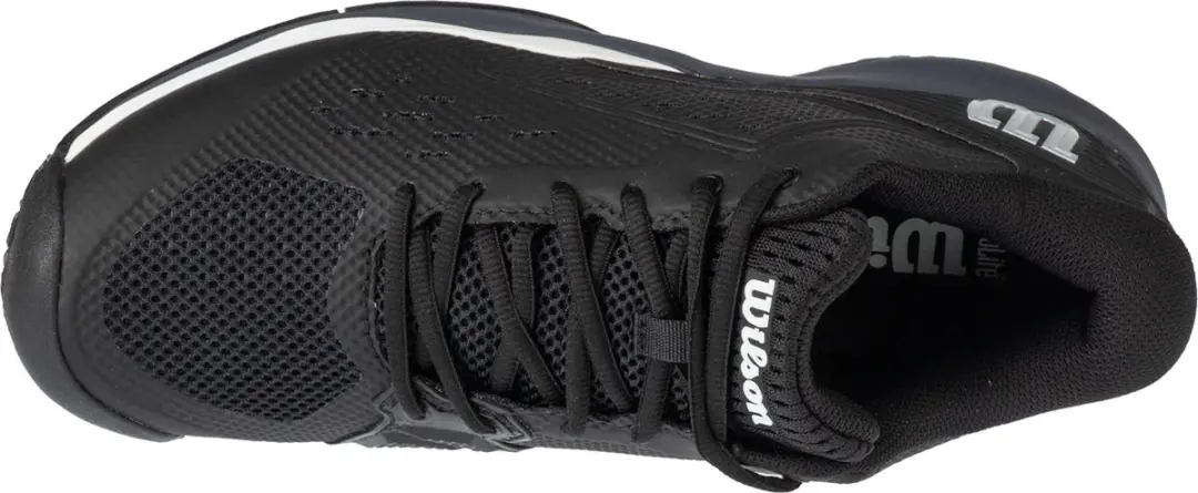 Wilson Rush Pro Ace Allcourt Schoenen 46 2/3 - Zwart/Ombre Blauw/Wit