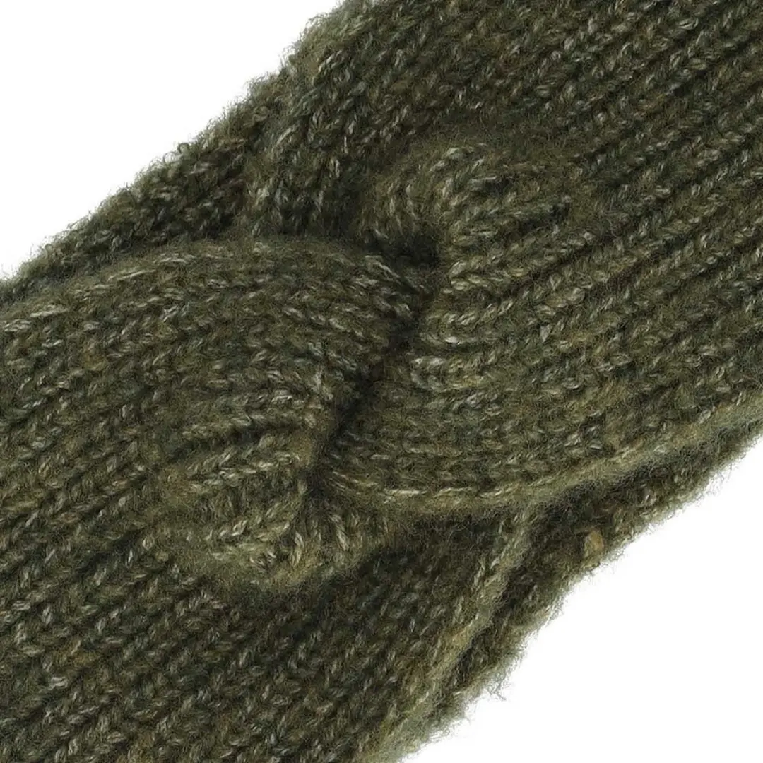 Sarlini Ribbed Haarband - One Size - Khaki