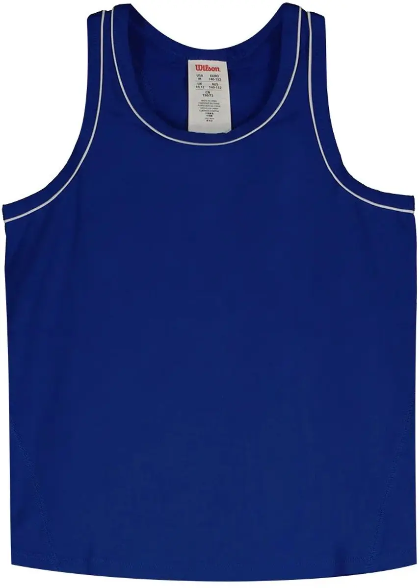 Wilson Team Mouwloos T-shirt S - Royal Blue