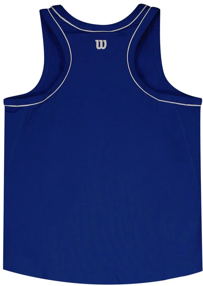 Wilson Team Mouwloos T-shirt S - Royal Blue