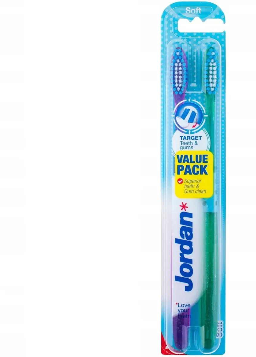 Jordan Target Teeth & Gums Tandenborstels - 10 Stuks