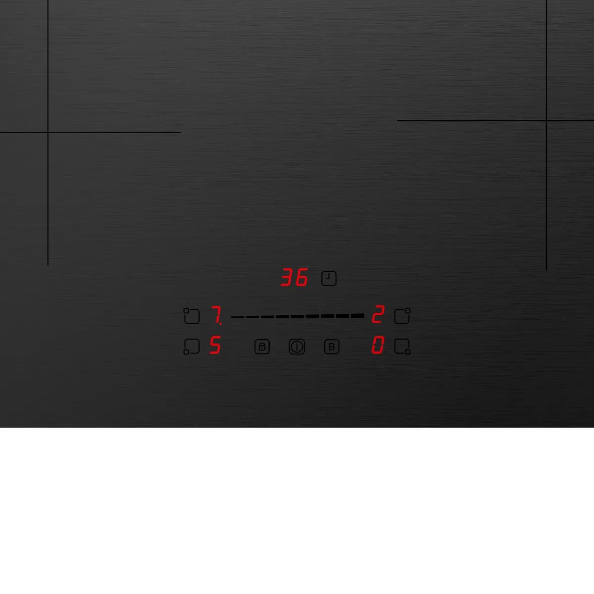 Inventum IKI6028MAT Inbouw Inductiekookplaat 4 Pits - Mat Zwart