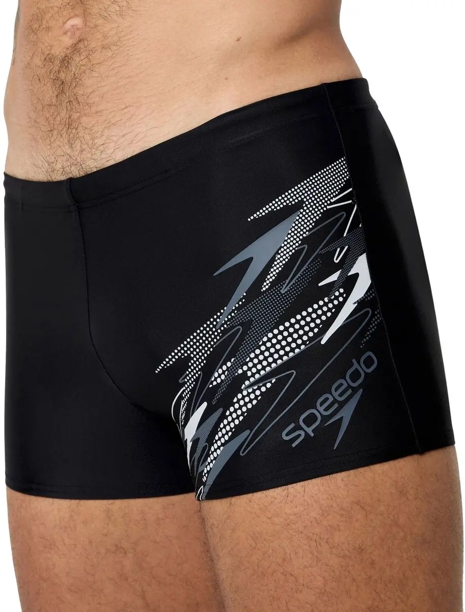 Speedo Medley Logo Aquashort Heren XXXL - Zwart/Grijs - afbeelding 6 van 6