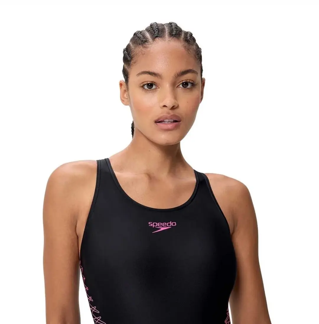 Speedo Placement Medalist Dames Sportbadpak - 38 - Zwart/Groen