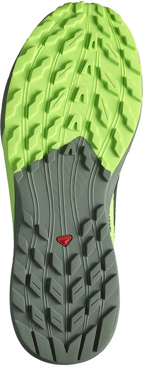 Salomon Sense Ride 5 Trailrunningschoenen - EU 44 2/3 - Zwart/Groen