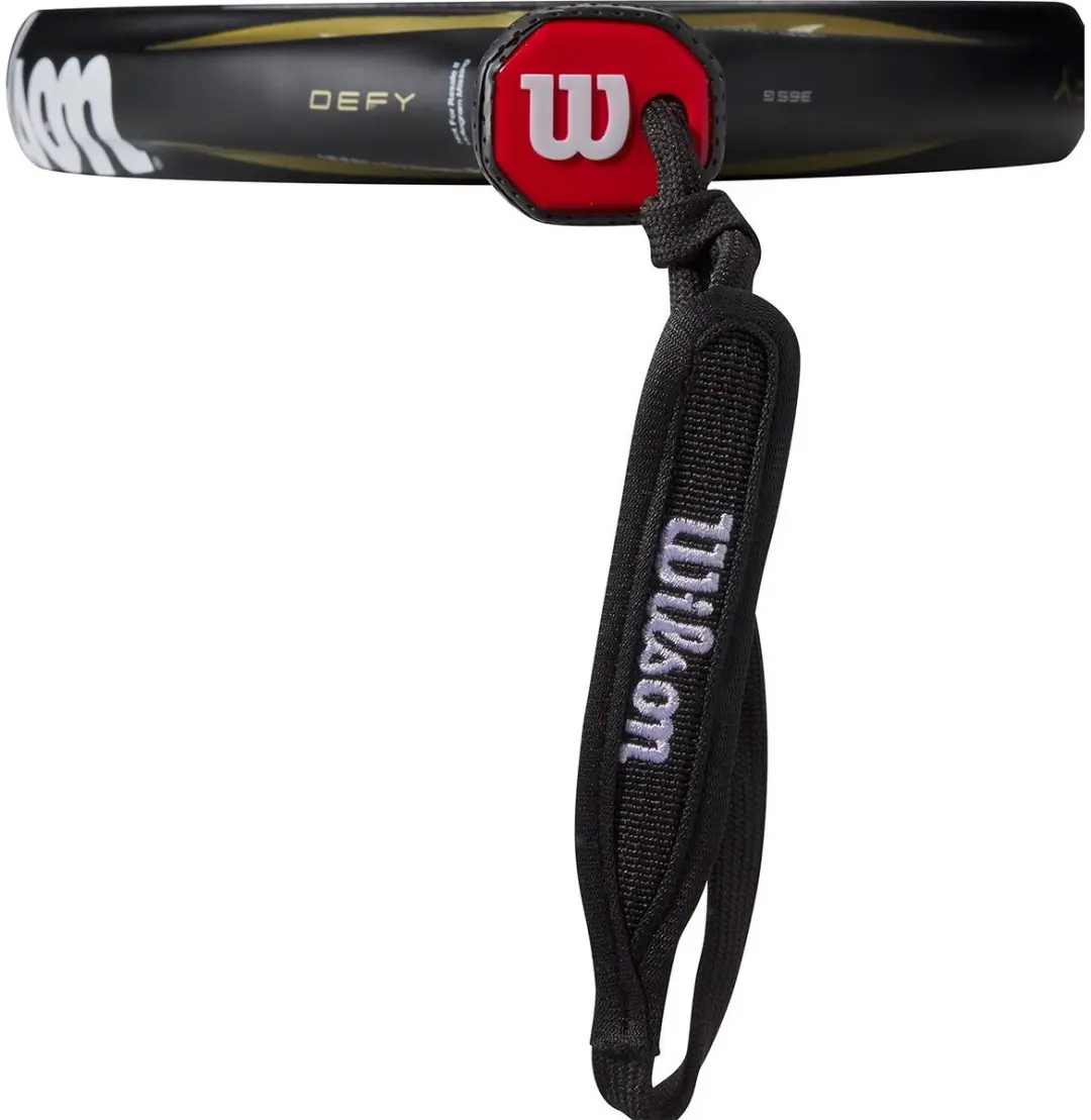 Wilson Defy V1 3K Padelracket - L2 - Zwart/Goud