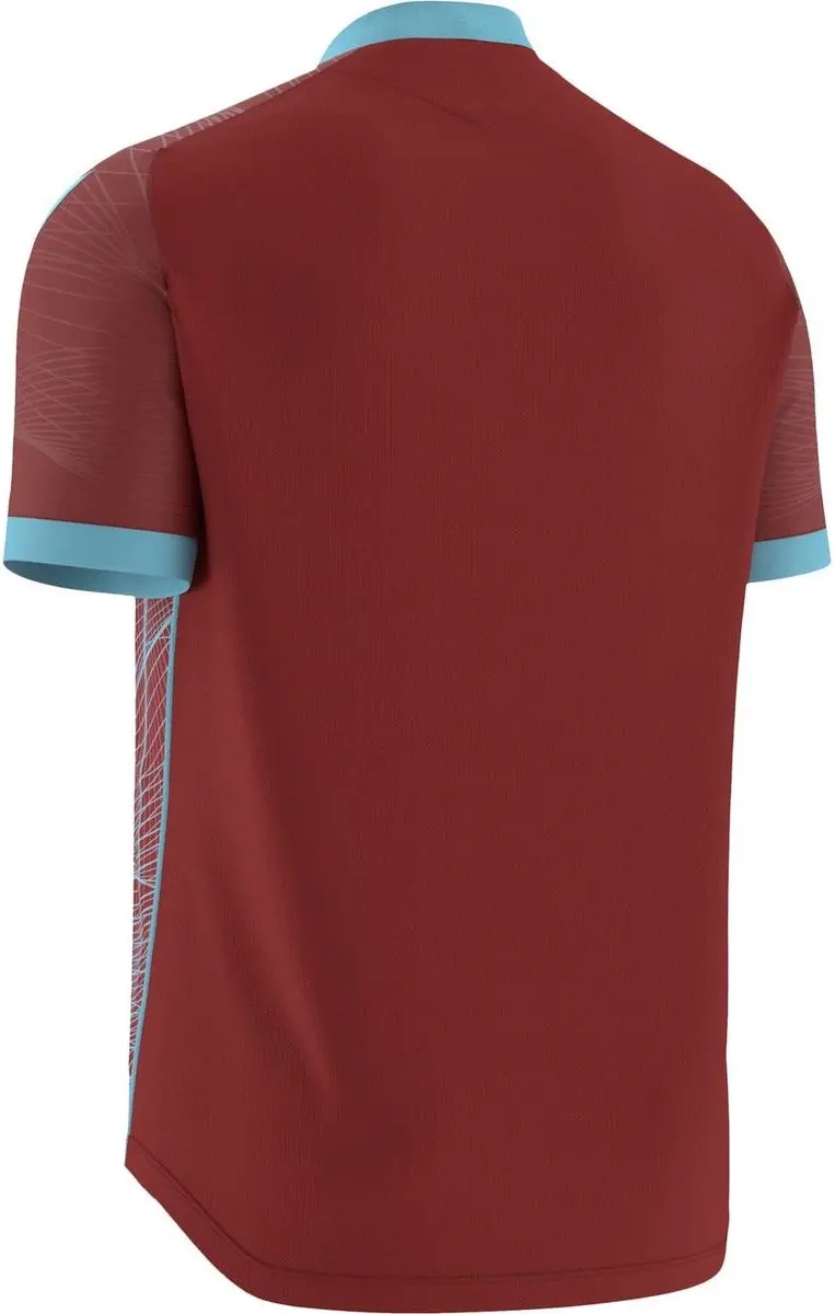 Macron Wyvern Eco Shirt Korte Mouw Heren - Bordeaux/S