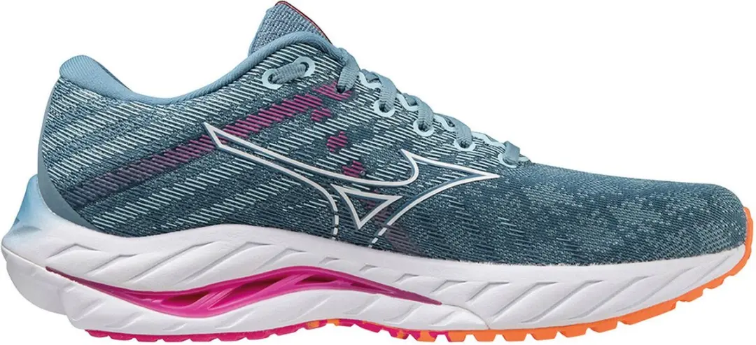 Mizuno Wave Inspire 19 Sportschoenen - Maat 38 - Blauw/Wit - afbeelding 6 van 6