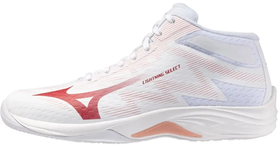 Mizuno Lightning Select Mid Indoor Sportschoenen Dames - Wit EU 40.5 - afbeelding 6 van 6