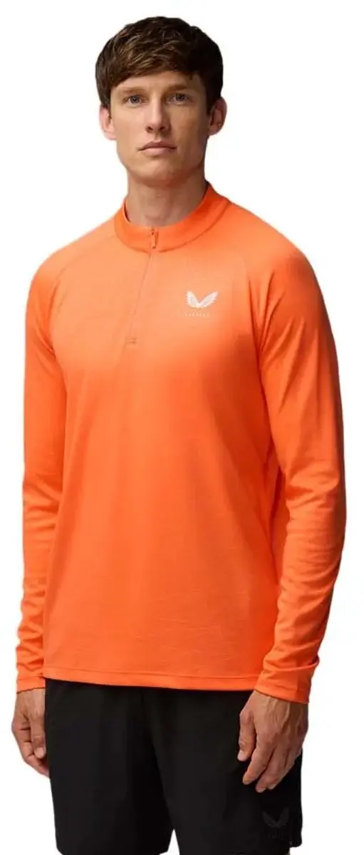 Castore Adapt AOP Sweatshirt - M - Bright Orange - afbeelding 6 van 6
