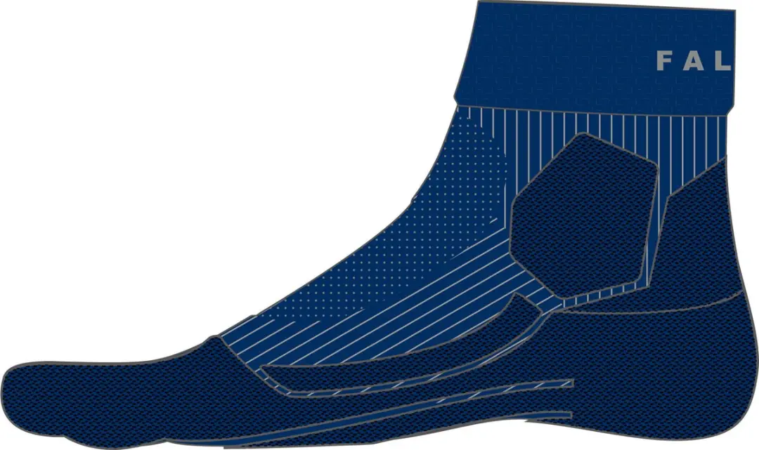 Falke RU Trail Hardloopsokken Heren - Blauw 6451