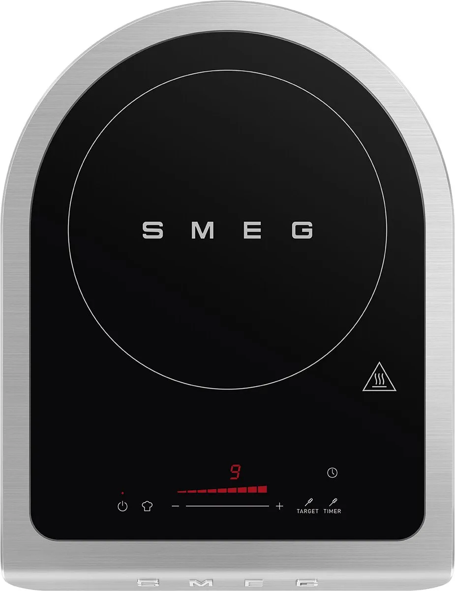 SMEG PIC01WHMEU - Vrijstaande Inductiekookplaat - Mat Wit - Collezione - 2100 Watt - Incl. externe temperatuursonde