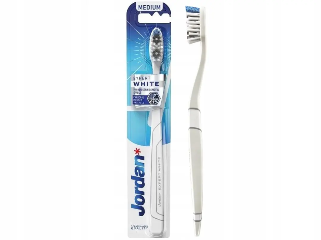 Jordan Expert White Tandenborstels - 4 Stuks