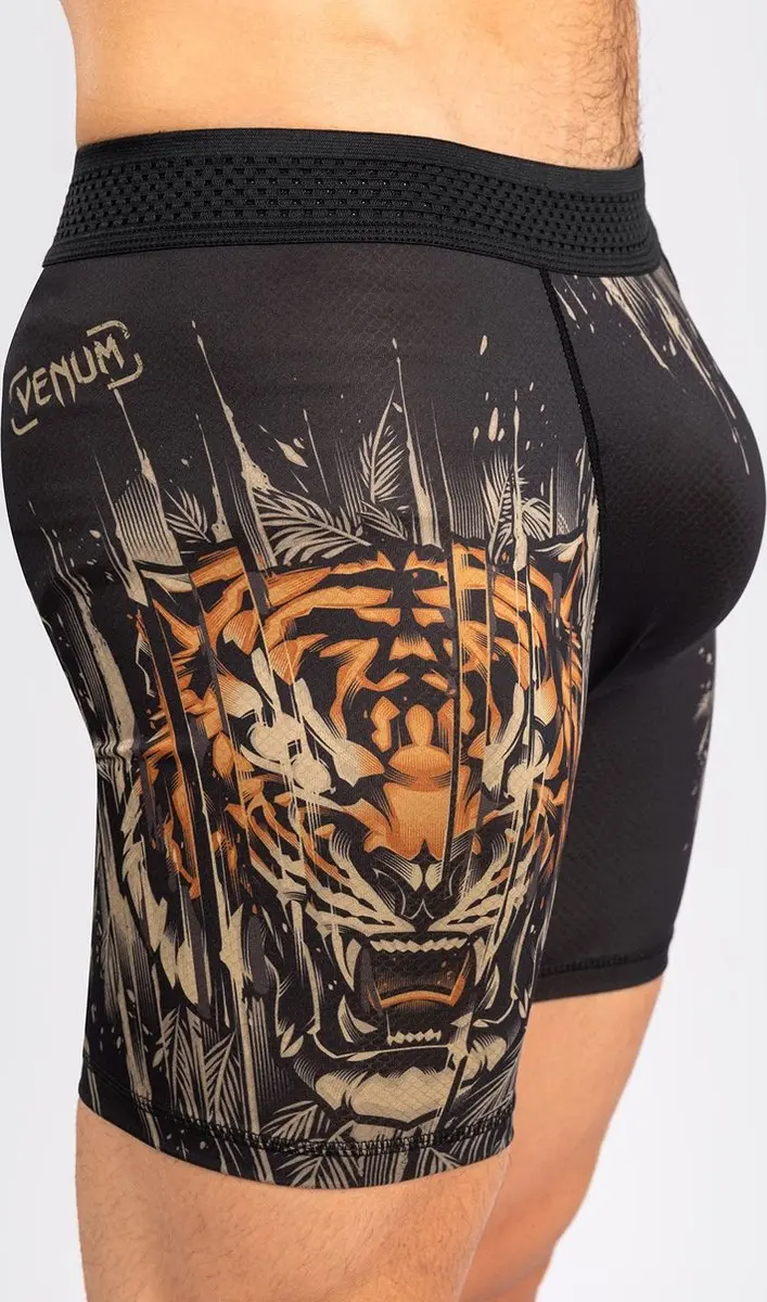 Venum Tiger Heren Vale Tudo Short - L - Zwart Neon Oranje