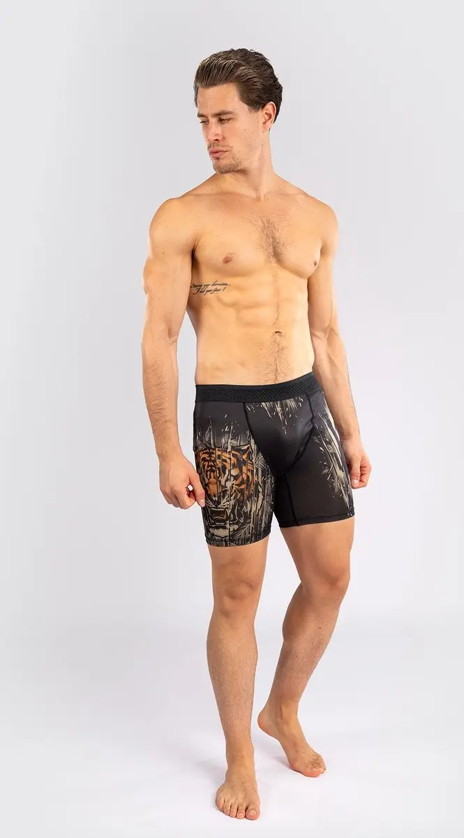 Venum Tiger Heren Vale Tudo Short - L - Zwart Neon Oranje