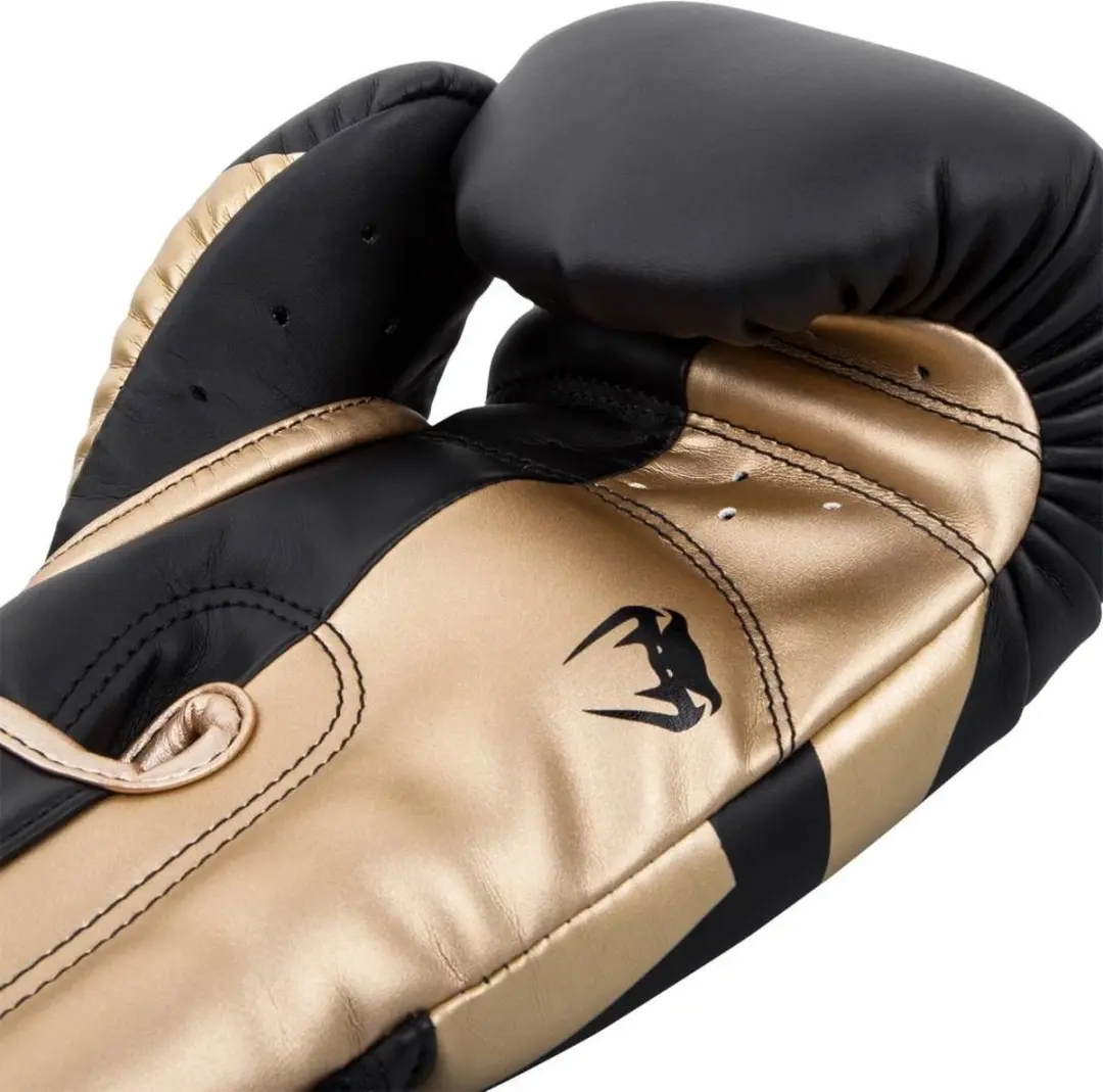 Venum Elite Bokshandschoenen 10 oz - Zwart/Goud