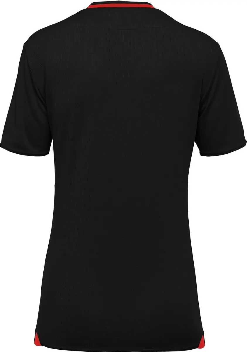 Macron Alya Shirt Dames Korte Mouw - Zwart/Rood XL