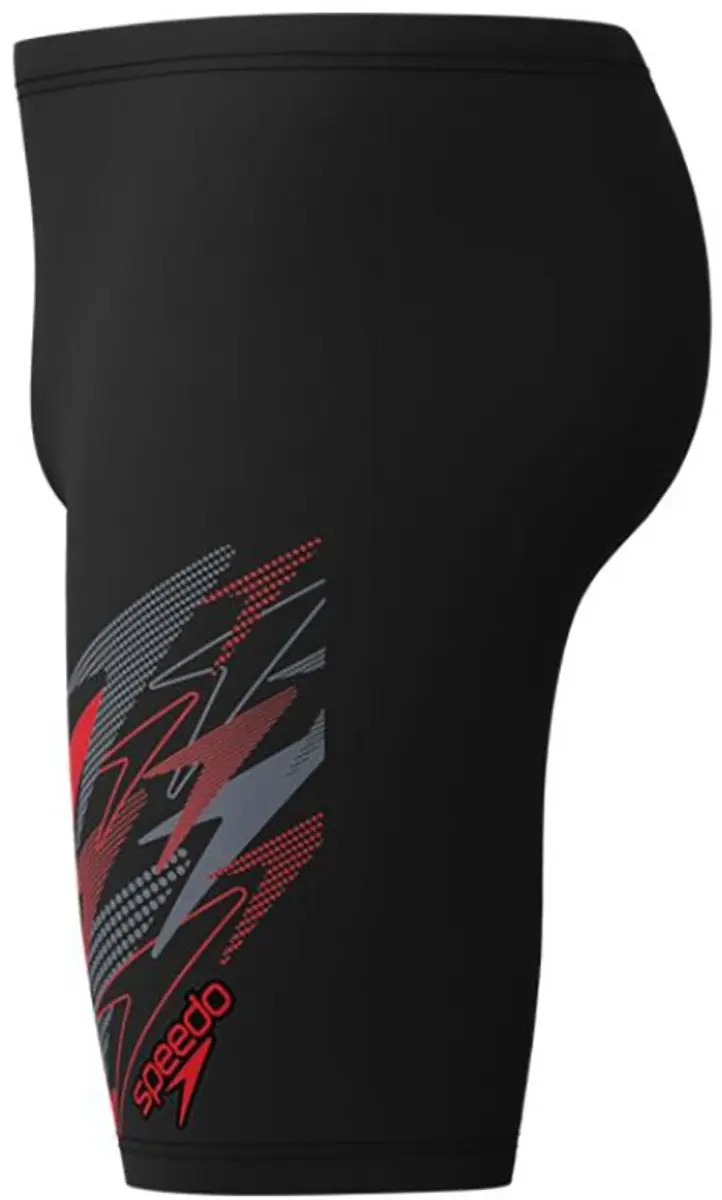 Speedo Medley Logo Jammer Heren - S - Zwart/Rood