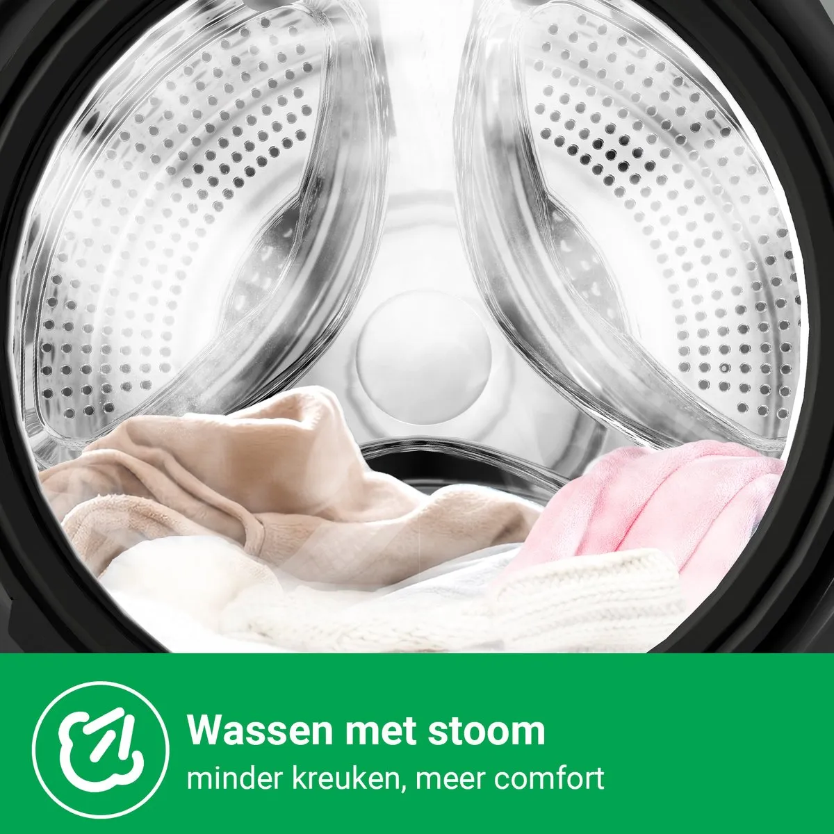 CHiQ CFL90-14586IM3XA Wasmachine 9kg - 16 Programma's - Grijs