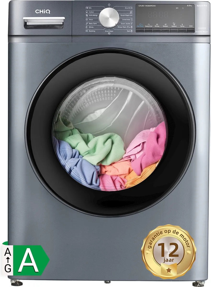 CHiQ CFL90-14586IM3XA Wasmachine 9kg