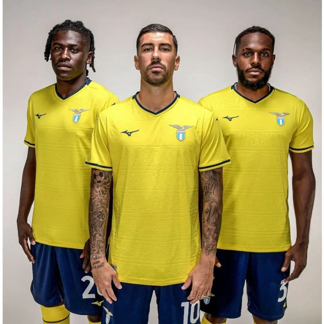 Mizuno Lazio 24/25 Weg T-shirt - Geel - S