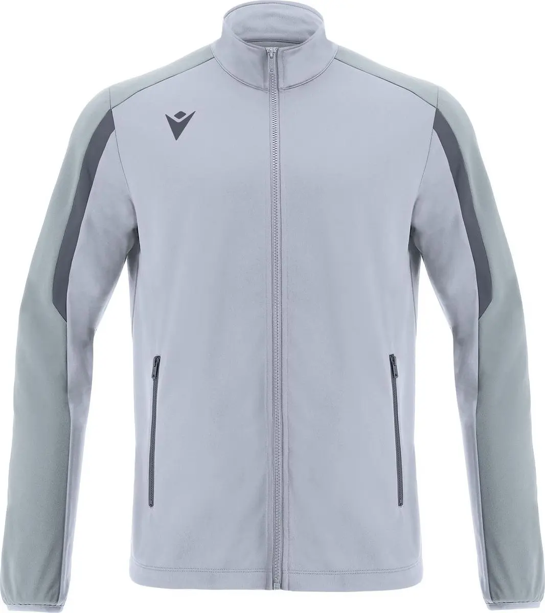 Macron Excellence Seth Polyestervest Heren - M - Zilver/Antraciet