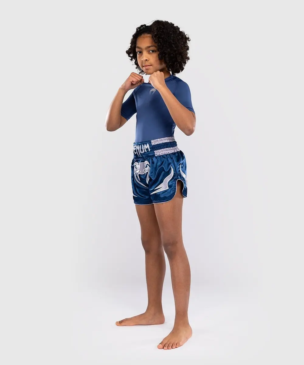 Venum Inferno Kids Muay Thai Shorts 140 - Blauw
