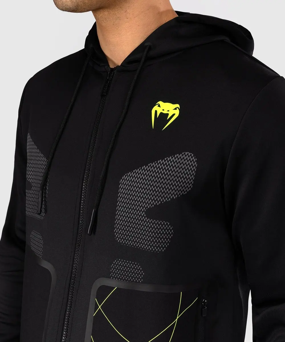 Venum Training Camp 4.0 Hoodie - L - Zwart Neo Groen
