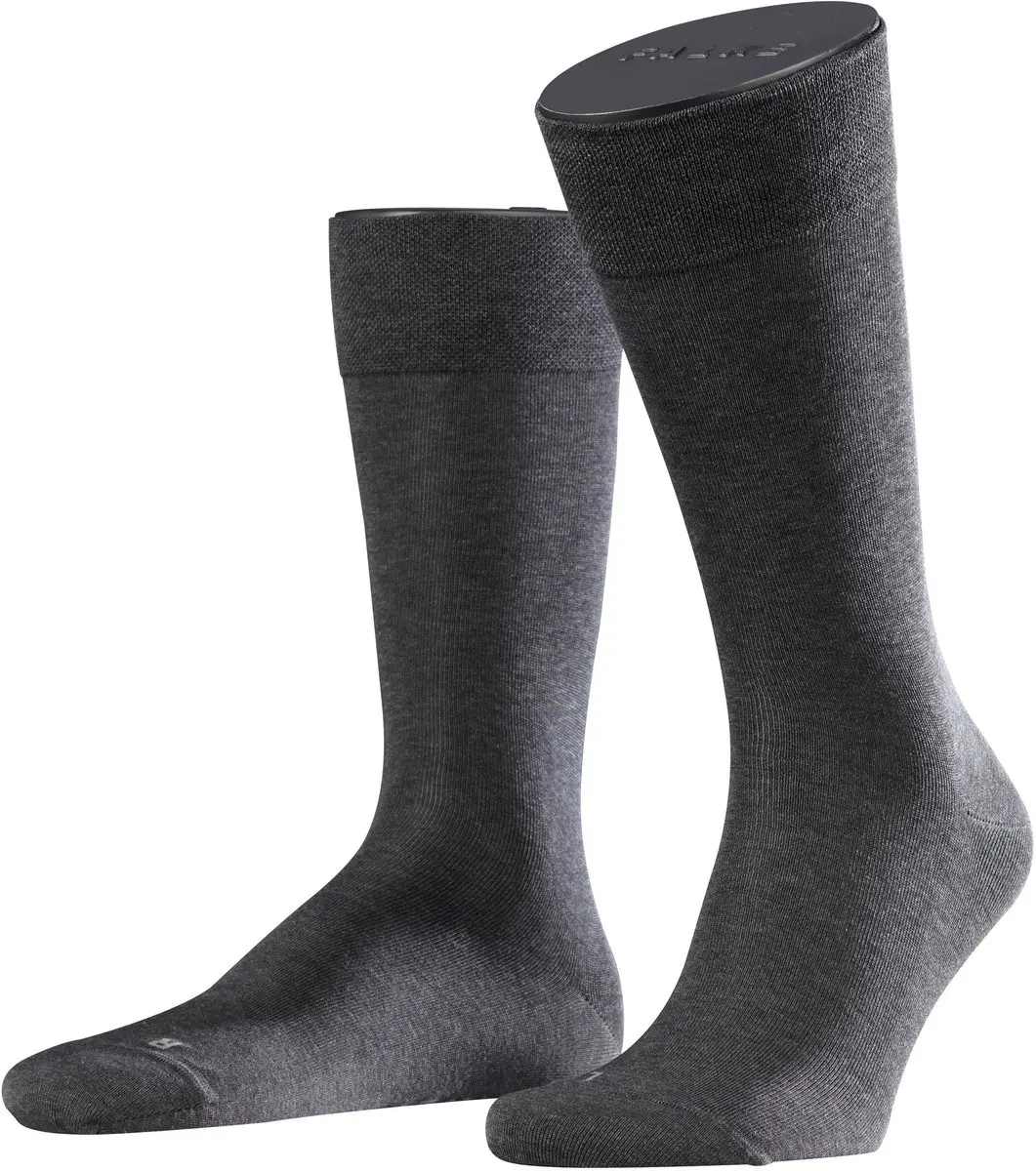 FALKE Sensitive Malaga Herensok 14646 3190 anthracite mel. 39-42