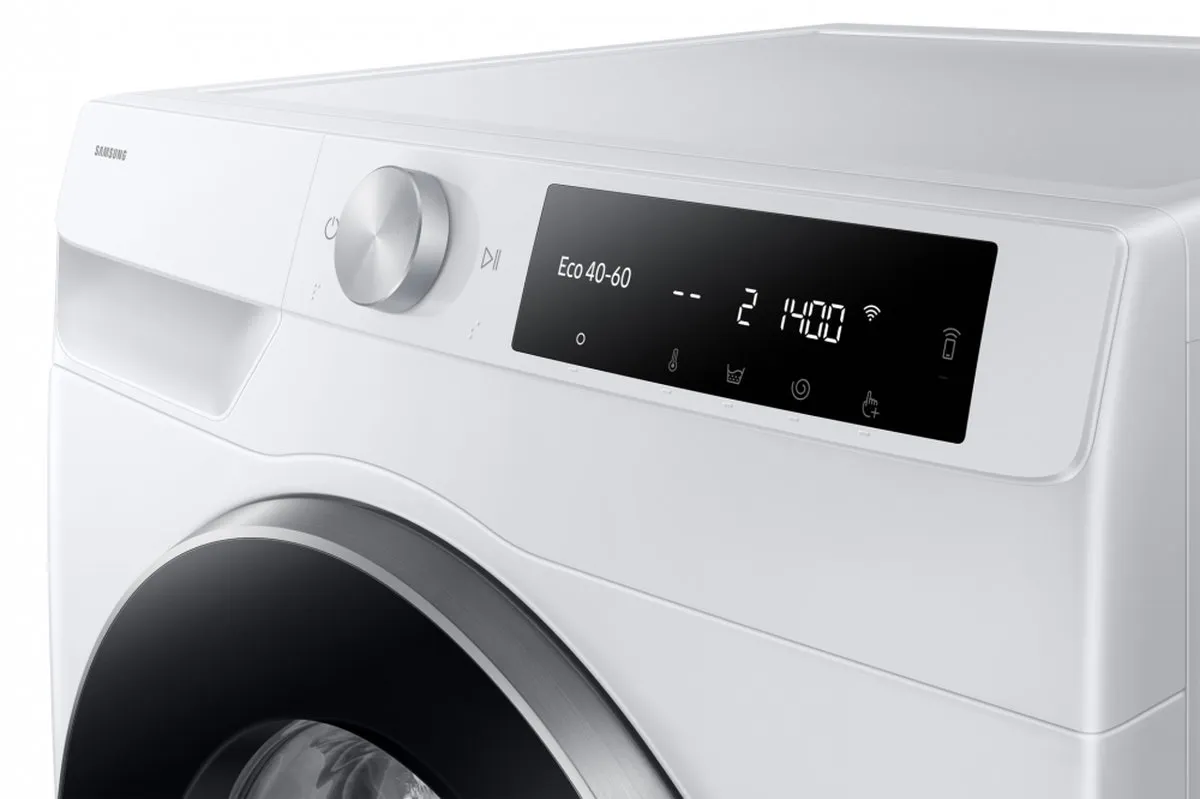Samsung WW90DG6U85LE Wasmachine 9kg - Autodose - Wit - afbeelding 6 van 6