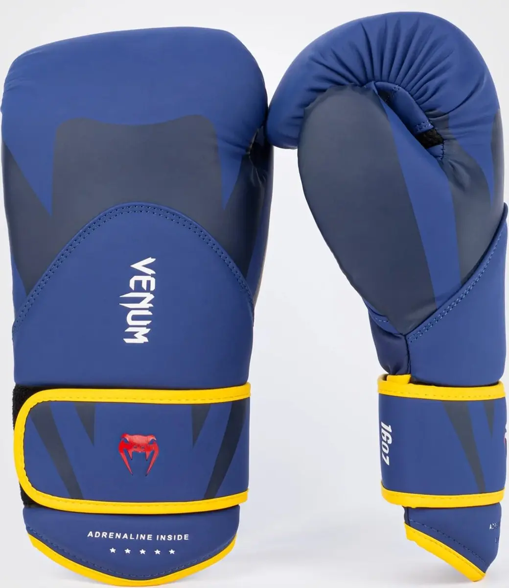 Venum Challenger 4.0 Bokshandschoenen 10 oz - Blauw/Geel
