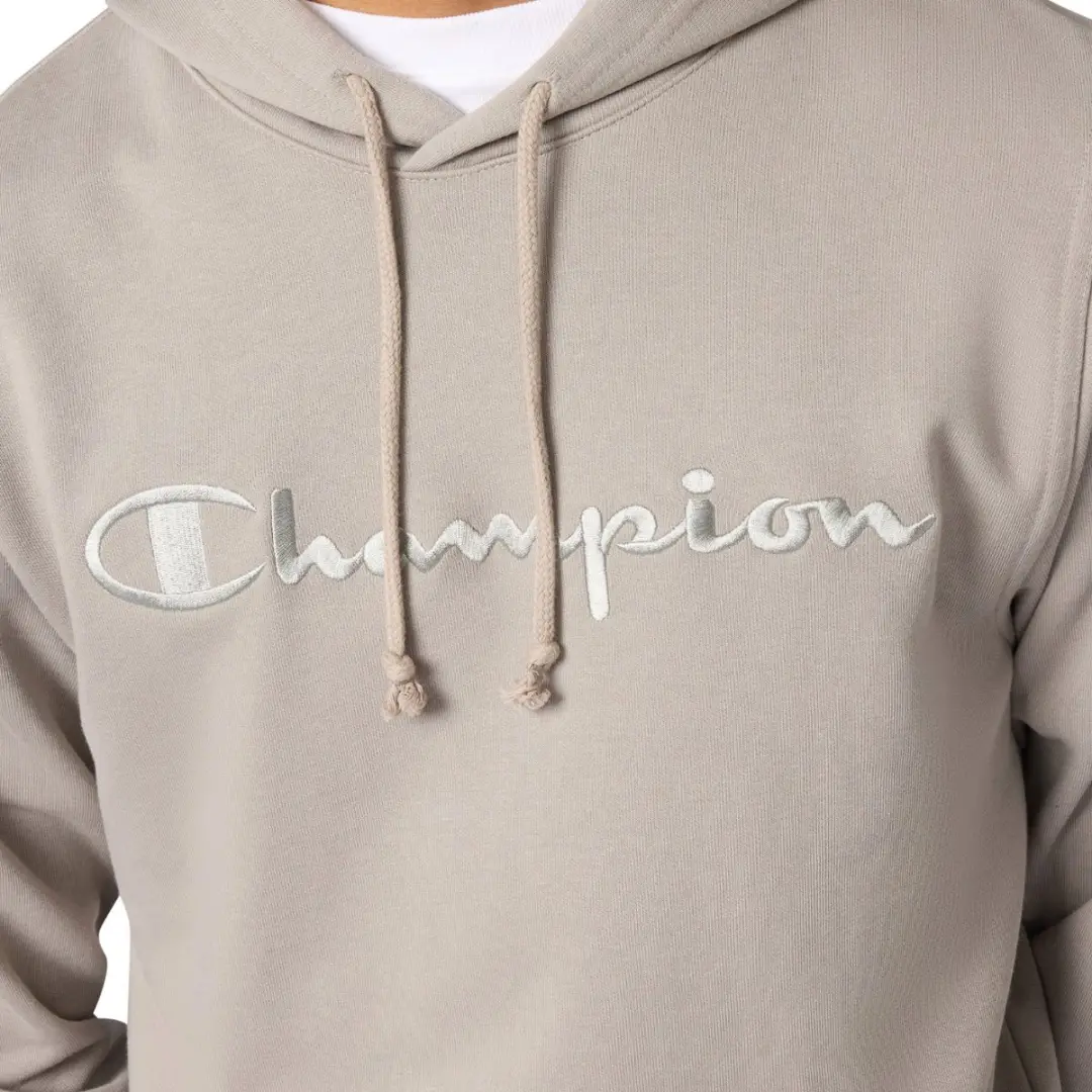 Champion Heren Hooded Sweatshirt Beige - Maat L