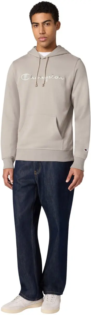 Champion Heren Hooded Sweatshirt Beige - Maat L