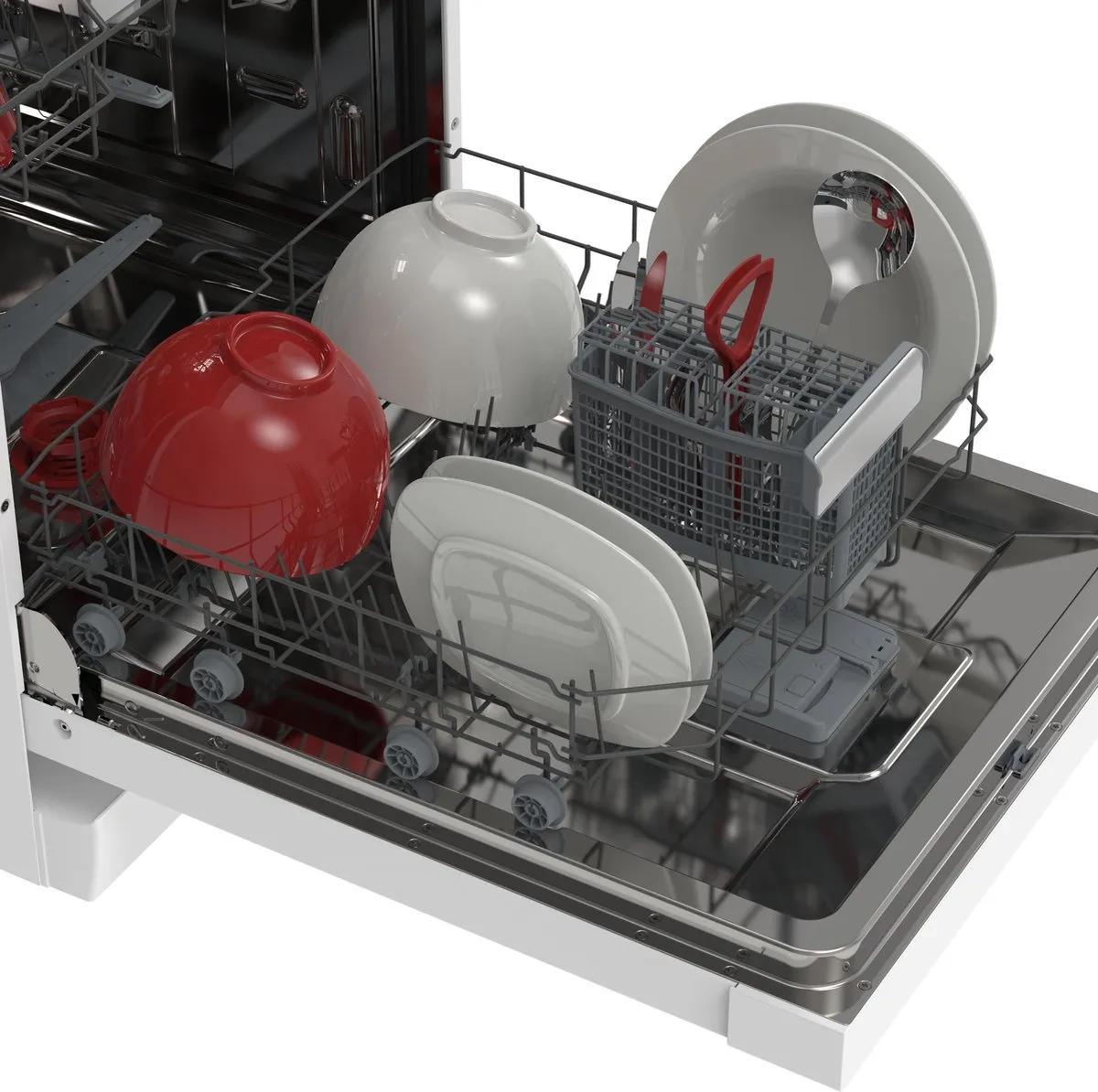 Sharp QWNA4YF44AWEU Vrijstaande Vaatwasser 14 Couverts - Wit