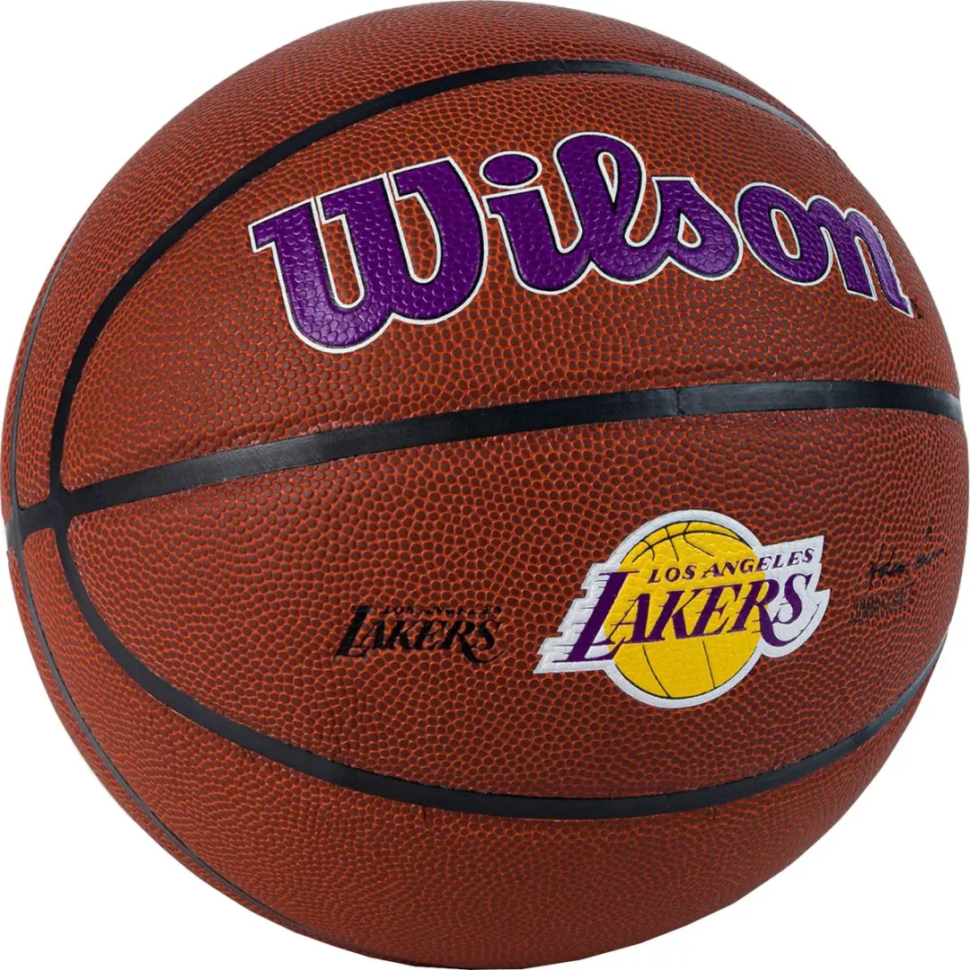 Wilson NBA Los Angeles Lakers Basketbal Maat 5 - Paars
