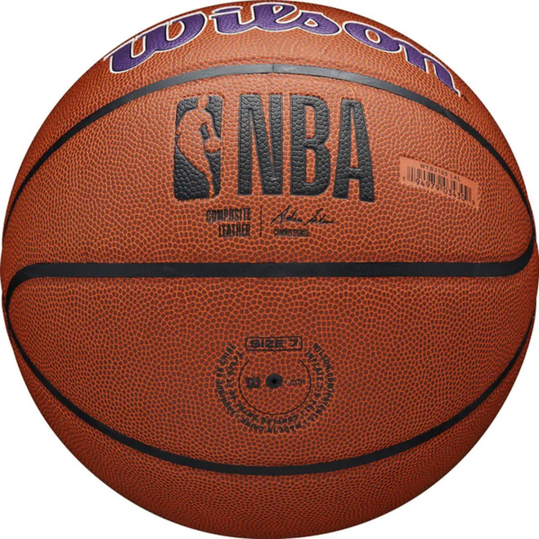 Wilson NBA Los Angeles Lakers Basketbal Maat 5 - Paars