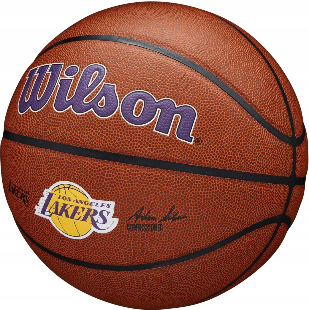 Wilson NBA Los Angeles Lakers Basketbal Maat 5 - Paars