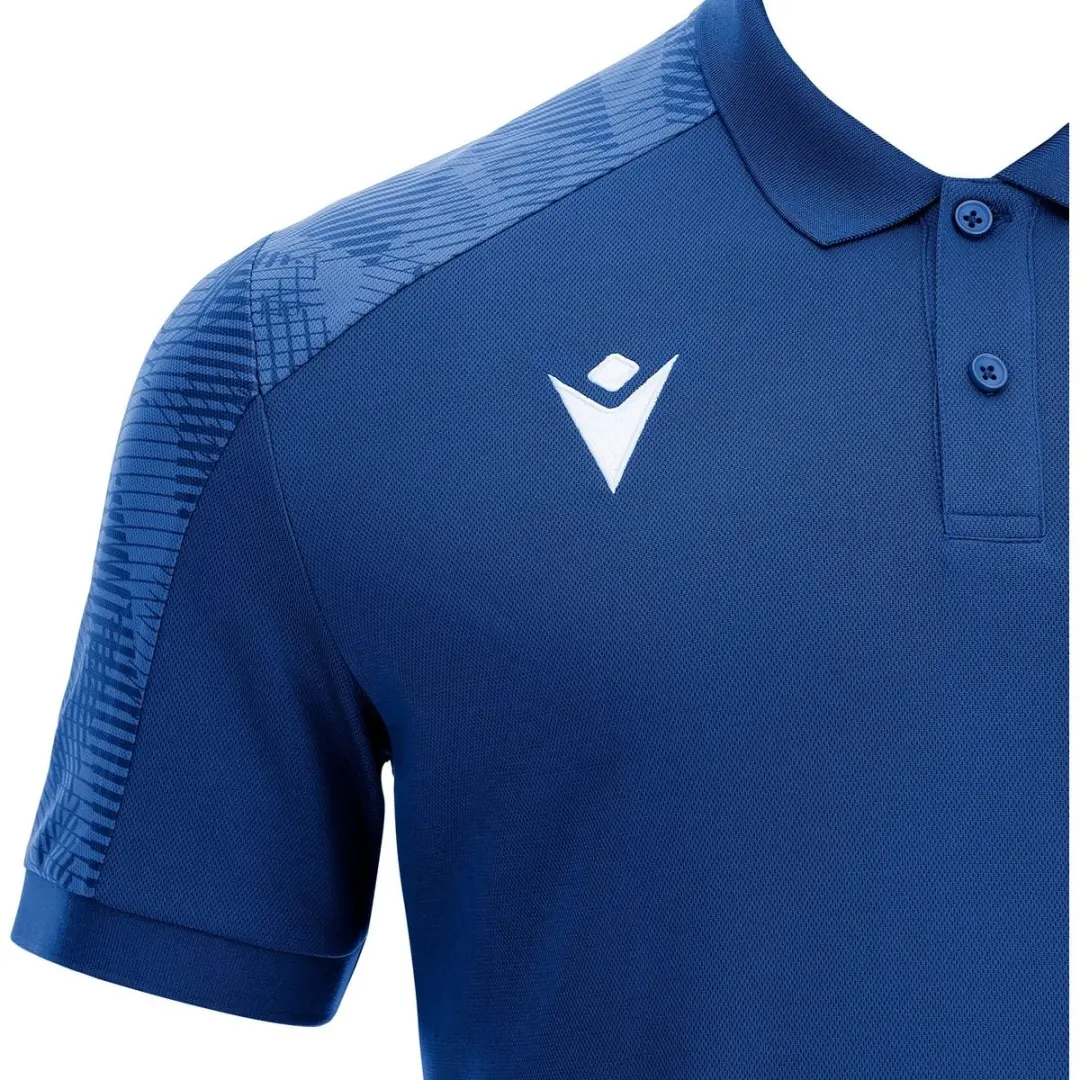 Macron Excellence Rock Polo Heren Royal - Maat M