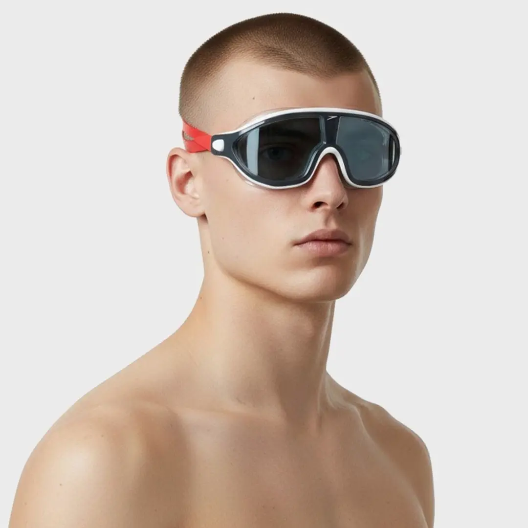 Speedo Biofuse Rift Zwembril - Rood/Grijs