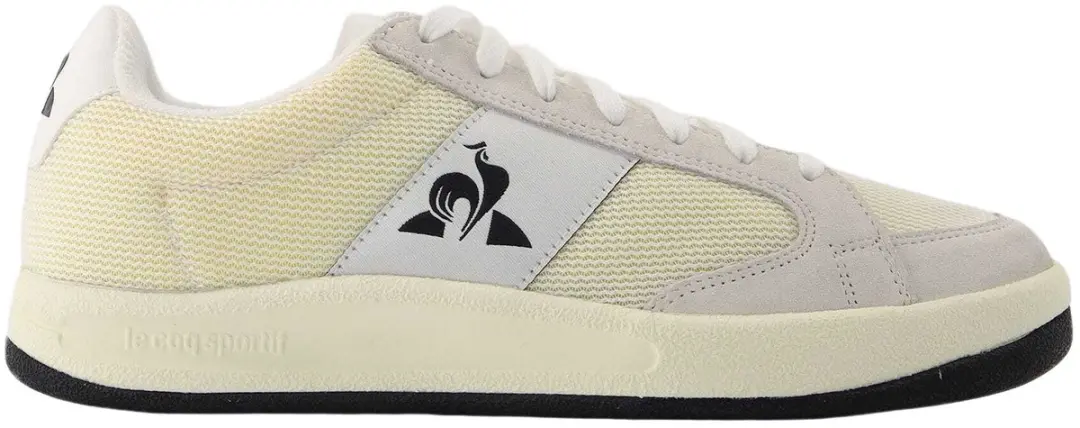 Le Coq Sportif Ashe Team Trainers - 39 - Wit/Geel/Grijs