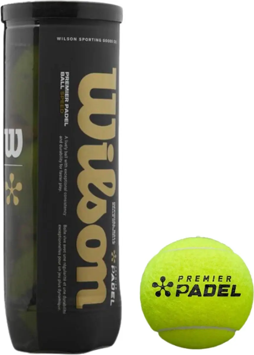 Wilson Padelballen Premier Padel Speed - 24 Dozen (72 Ballen) - Geel